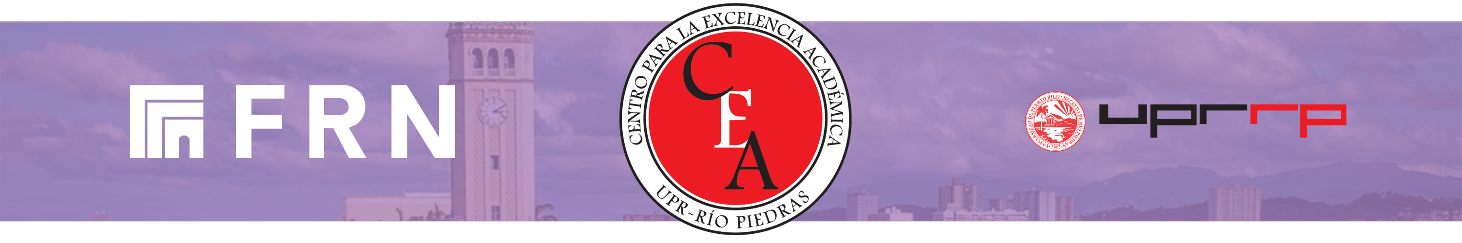 Banner de Faculty Resource Network con el logo del CEA y UPR-RP